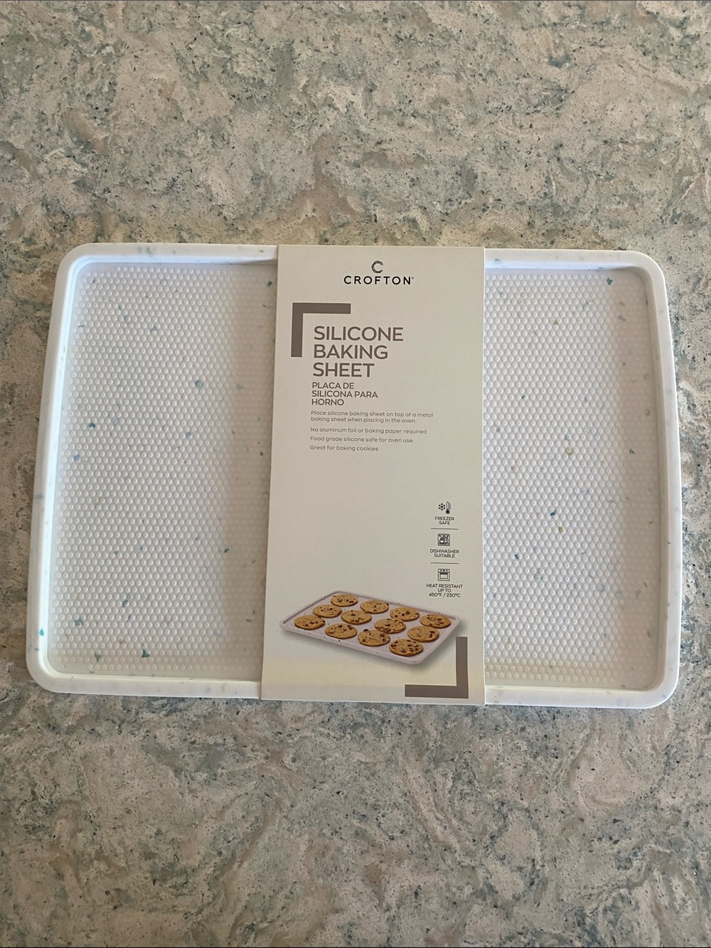 Crofton White Silicone Baking Sheet - Nonstick Baking Mat